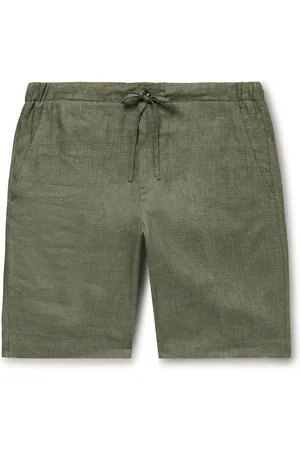 Loro Piana Straight-Leg Linen Drawstring Bermuda Shorts - Men - - XL