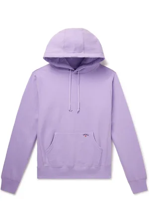 OAMC Whirl graphic-print hoodie - Purple