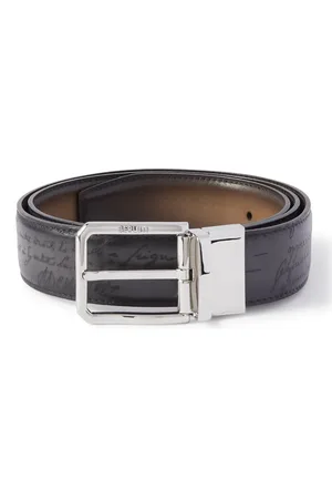 Berluti Scritto 3.5cm Reversible Venezia Leather Belt - Men - - EU 115