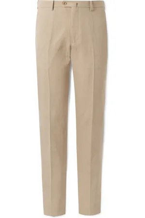 Loro Piana Straight-Leg Linen-Twill Trousers - Men - - IT 54