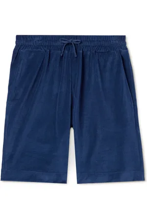 Loro Piana Straight-Leg Cotton and Silk-Blend Chenille Drawstring Bermuda Shorts - Men - - XXXL