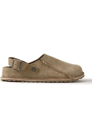 Birkenstock Lutry Premium Nubuck-Trimmed Suede Mules - Men - - EU 41