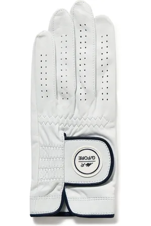 Mr P. G/FORE Golf Logo-Appliquéd Leather Gloves - Men - - S