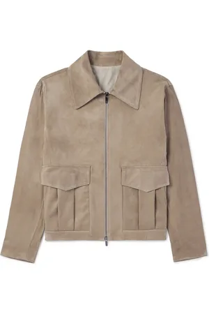 Stoffa Suede Bomber Jacket - Men - - IT 54