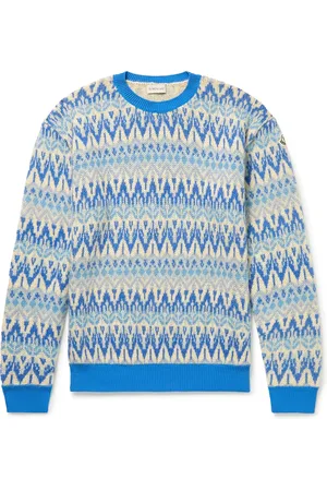 Moncler Jacquard-Knit Sweater - Men - - M