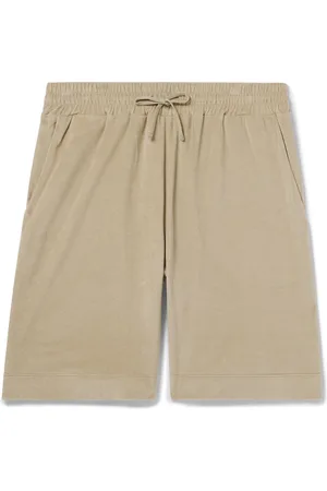 Loro Piana Straight-Leg Cotton and Silk-Blend Chenille Drawstring Bermuda Shorts - Men - - S