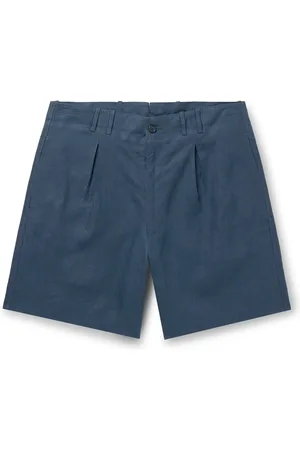 Stoffa Wide-Leg Pleated Linen Shorts - Men - - IT 48