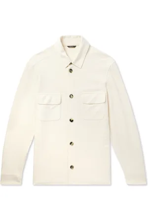 Loro Piana Silk, Cotton and Linen-Blend Overshirt - Men - - L