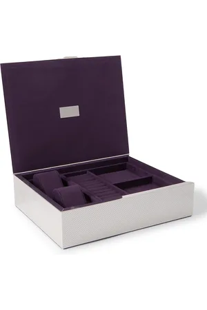Wolf Silver-Plated Watch and Jewellery Box - Men