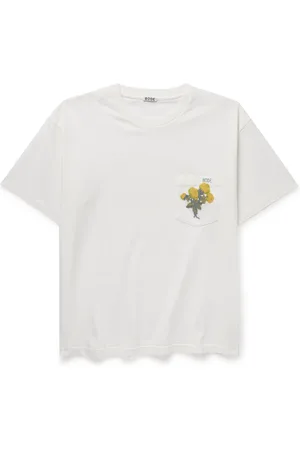 BODE Logo-Embroidered Cotton-Jersey T-Shirt - Men - - XXL