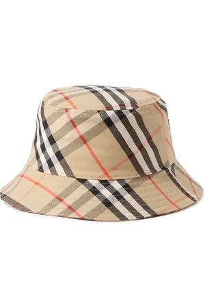 Burberry Logo-Appliquéd Checked Twill Bucket Hat - Men - - M