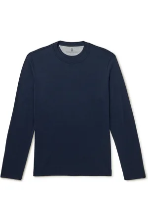 Brunello Cucinelli Layered Silk and Cotton-Blend Jersey T-Shirt - Men - - XL
