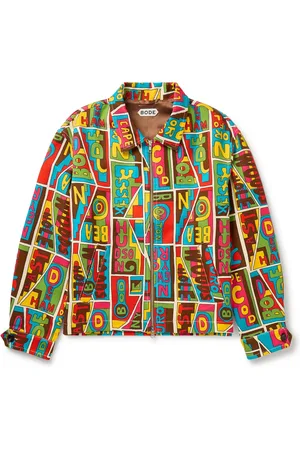 BODE New England Mosaic Printed Textured-Cotton Shirt Jacket - Men - - S