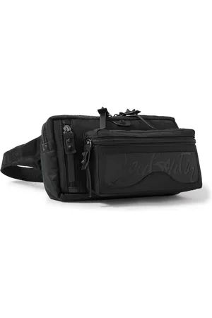 Christian Louboutin Loubideal Studded Rubber-Trimmed Shell and Mesh Belt Bag - Men
