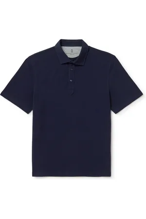Brunello Cucinelli Cotton-Piqué Polo Shirt - Men - - S