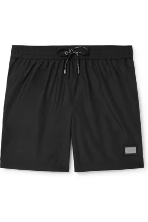 Dolce & Gabbana Straight-Leg Mid-Length Logo-Appliquèd Swim Shorts - Men - - 6