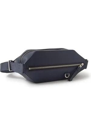 Loewe Logo-Debossed Leather Belt Bag - Men