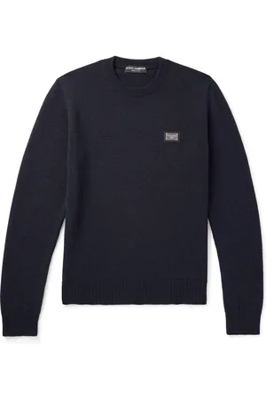Dolce & Gabbana Logo-Appliquéd Wool Sweater - Men - - IT 46