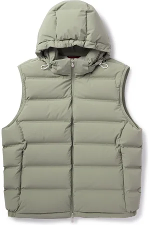 Brunello Cucinelli Quilted Shell Hooded Down Gilet - Men - - XXL