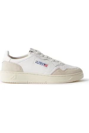 Autry Medalist Two-Tone Suede-Trimmed Leather Sneakers - Men - - EU 40