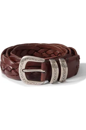 Brunello Cucinelli 3cm Woven Leather Belt - Men - - EU 90