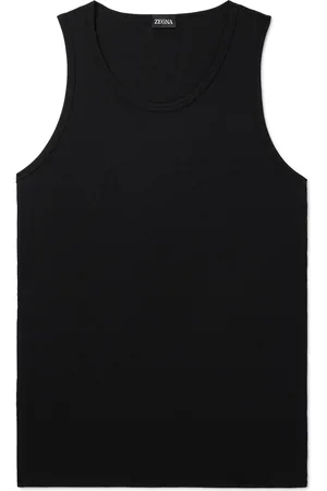 Ermenegildo Zegna Ribbed Cotton and Modal-Blend Jersey Tank Top - Men - - XL