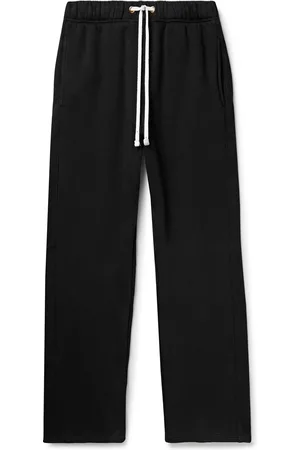 Les Tien Straight-Leg Garment-Dyed Cotton-Jersey Sweatpants - Men - - XL