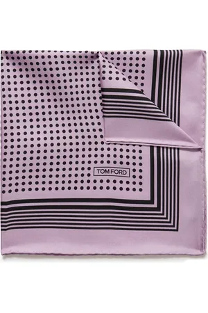 Tom Ford Polka-Dot Silk-Twill Pocket Square - Men