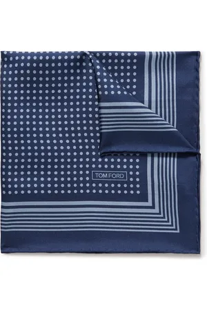 Tom Ford Polka-Dot Silk-Twill Pocket Square - Men
