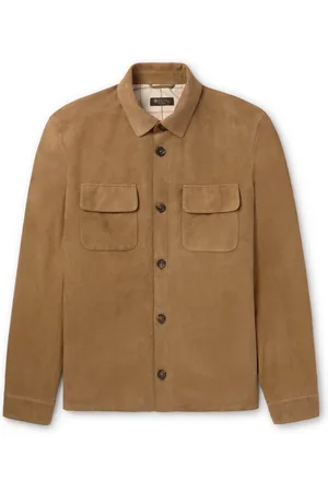 Loro Piana Suede Overshirt - Men - - XXXL