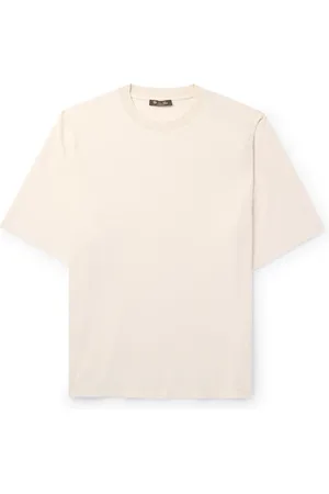 Loro Piana Quarna Silk-Blend Twill T-Shirt - Men - - M