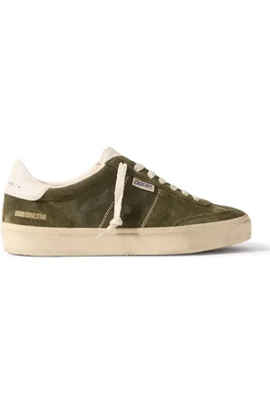Golden Goose Soul-Star Distressed Leather-Trimmed Suede Sneakers - Men - - EU 39