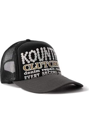 KAPITAL Pearl Clutcher Printed Canvas and Mesh Trucker Cap - Men