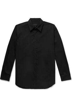 NILI LOTAN Finn Cotton-Poplin Shirt - Men - - S