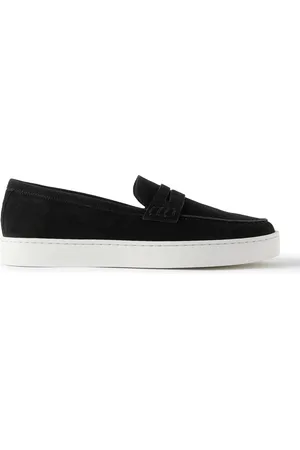 Manolo Blahnik Ellis Suede Penny Loafers - Men - - UK 10
