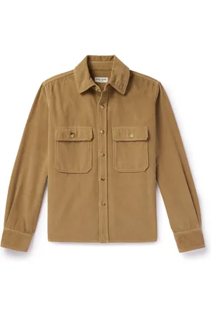 Saint Laurent Cotton-Corduroy Overshirt - Men - - XL