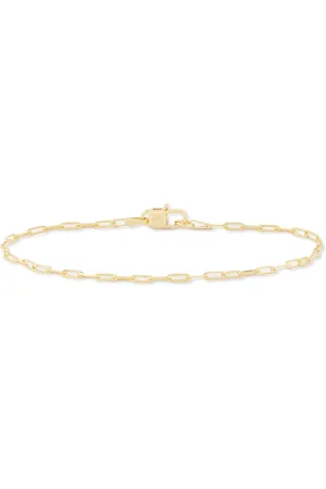 Hatton Labs Paperclip -Plated Silver Chain Bracelet - Men - - M