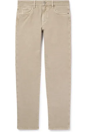 Loro Piana Quarona Slim-Fit Stretch-Cotton Twill Trousers - Men - - UK/US 40