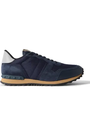 VALENTINO GARAVANI Rockrunner Suede, Leather and Mesh Sneakers - Men - - EU 41