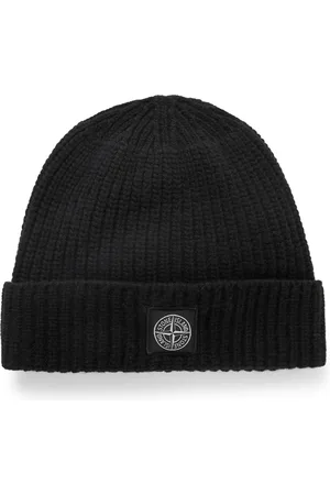 Stone Island Logo-Appliquéd Ribbed Wool Beanie - Men