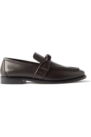 Bottega Veneta Astaire Knot-Detailed Leather Loafers - Men - - EU 42