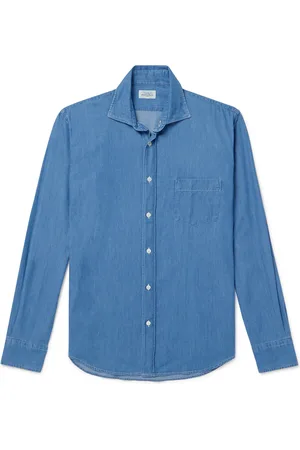 HARTFORD Paul Cotton-Chambray Shirt - Men - - S