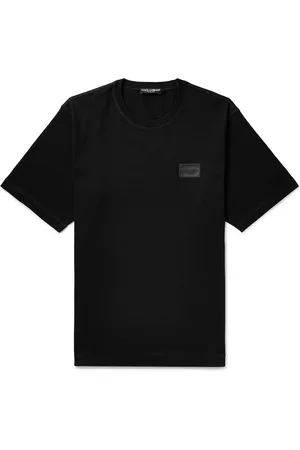 Dolce & Gabbana Logo-Appliquéd Cotton-Jersey T-Shirt - Men - - IT 46