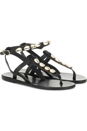 Ancient Greek Sandals Estia embellished leather sandals