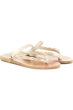 Ancient Greek Sandals Mirsini embellished leather sandals