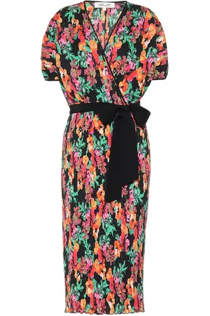 Diane von Furstenberg Autumn pleated midi dress