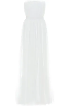 Max Mara Regno strapless tulle bridal gown