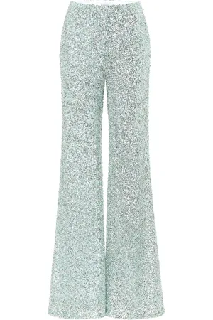 HALPERN Sequined wide-leg pants