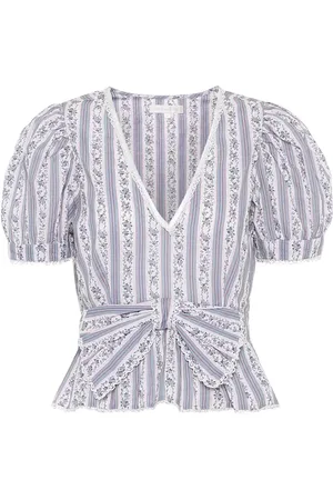LOVESHACKFANCY Rikki floral cotton top