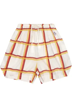 The Animals Observatory Duck checked cotton bermudas